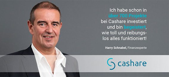 So profitiert Harry Schnabel durch eine Investition über Cashare